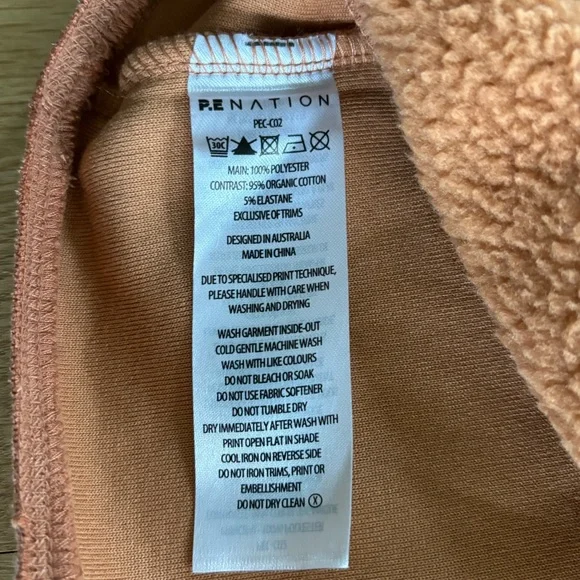 P.E Nation Set Shot Sweatshirt Size S - Picture 5 of 5